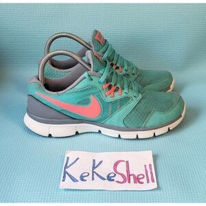 Nike Womens Flex Experience RN 3 Teal Pink Running Shoes Size 7.5